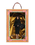 Dolce & Gabbana Black Dress Ceramic Porcelain Fashion Leather Sicily Dolls - Eljoys Fashion 