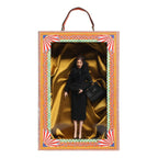 Dolce & Gabbana Black Dress Ceramic Porcelain Fashion Leather Sicily Dolls