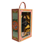Dolce & Gabbana Black Dress Ceramic Porcelain Fashion Leather Sicily Dolls