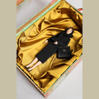 Dolce & Gabbana Black Dress Ceramic Porcelain Fashion Leather Sicily Dolls