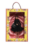 Dolce & Gabbana Black Dress Ceramic Porcelain Fashion Leather Sicily Dolls - Eljoys Fashion 