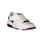 Tommy Hilfiger Bianco polyurethane men's sneaker with white upper and sporty design, casual footwear for everyday wear.