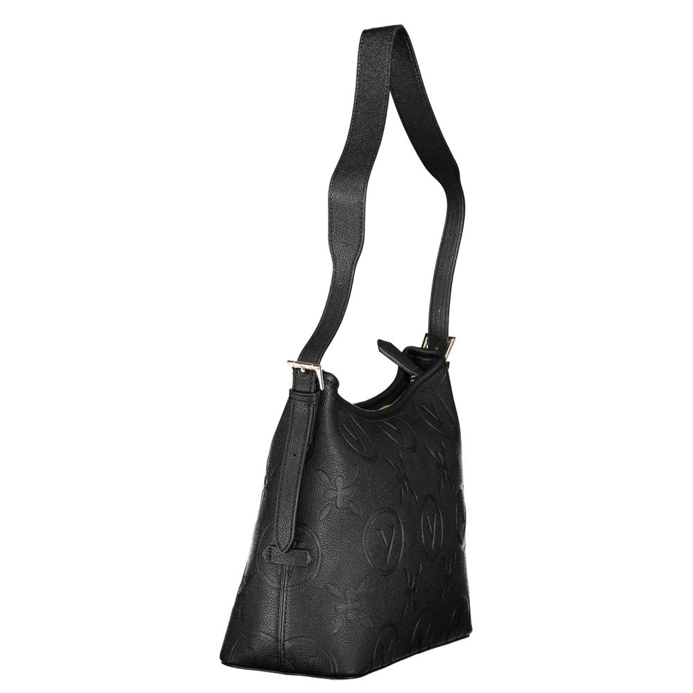 Mario Valentino Nero women's bag made of polyurethane with sleek design and top handle, showcasing elegant fashion accessory.