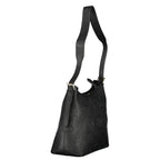 Mario Valentino Nero women's bag made of polyurethane with sleek design and top handle, showcasing elegant fashion accessory.