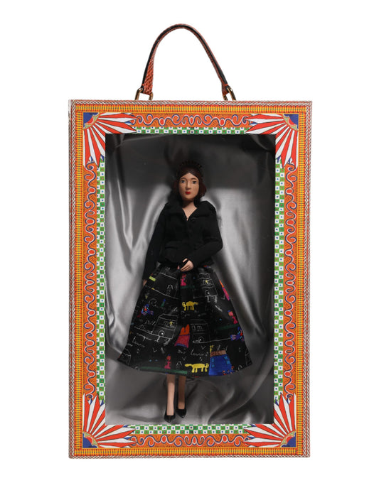 Dolce & Gabbana Black Dress Ceramic Porcelain Fashion Leather Sicily Dolls Dolce & Gabbana