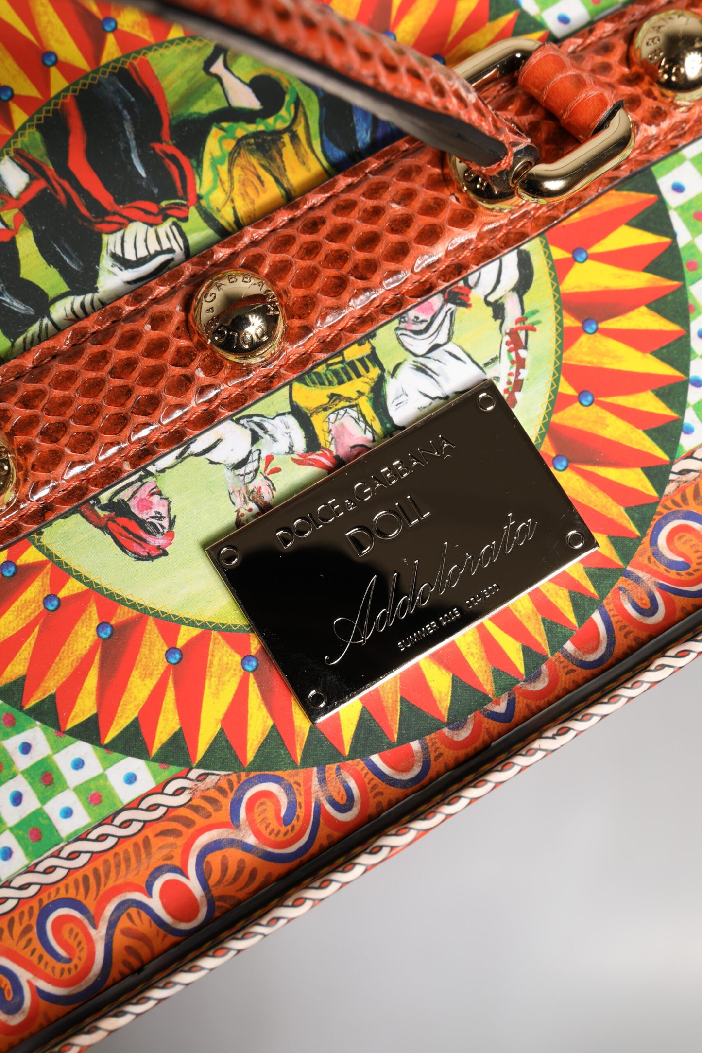 Dolce & Gabbana Black Dress Ceramic Porcelain Fashion Leather Sicily Dolls Dolce & Gabbana