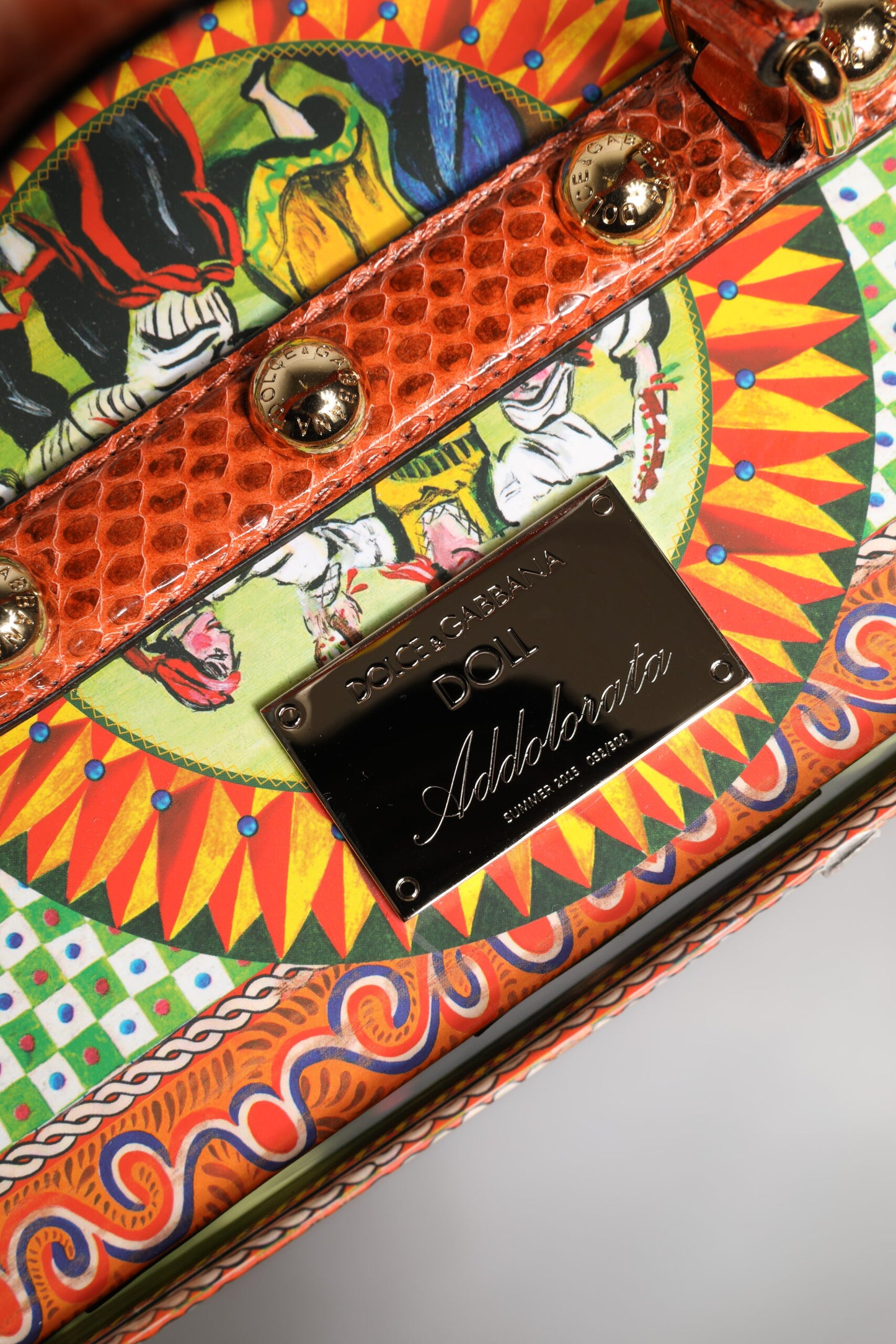 Dolce & Gabbana Black Dress Ceramic Porcelain Fashion Leather Sicily Dolls Dolce & Gabbana