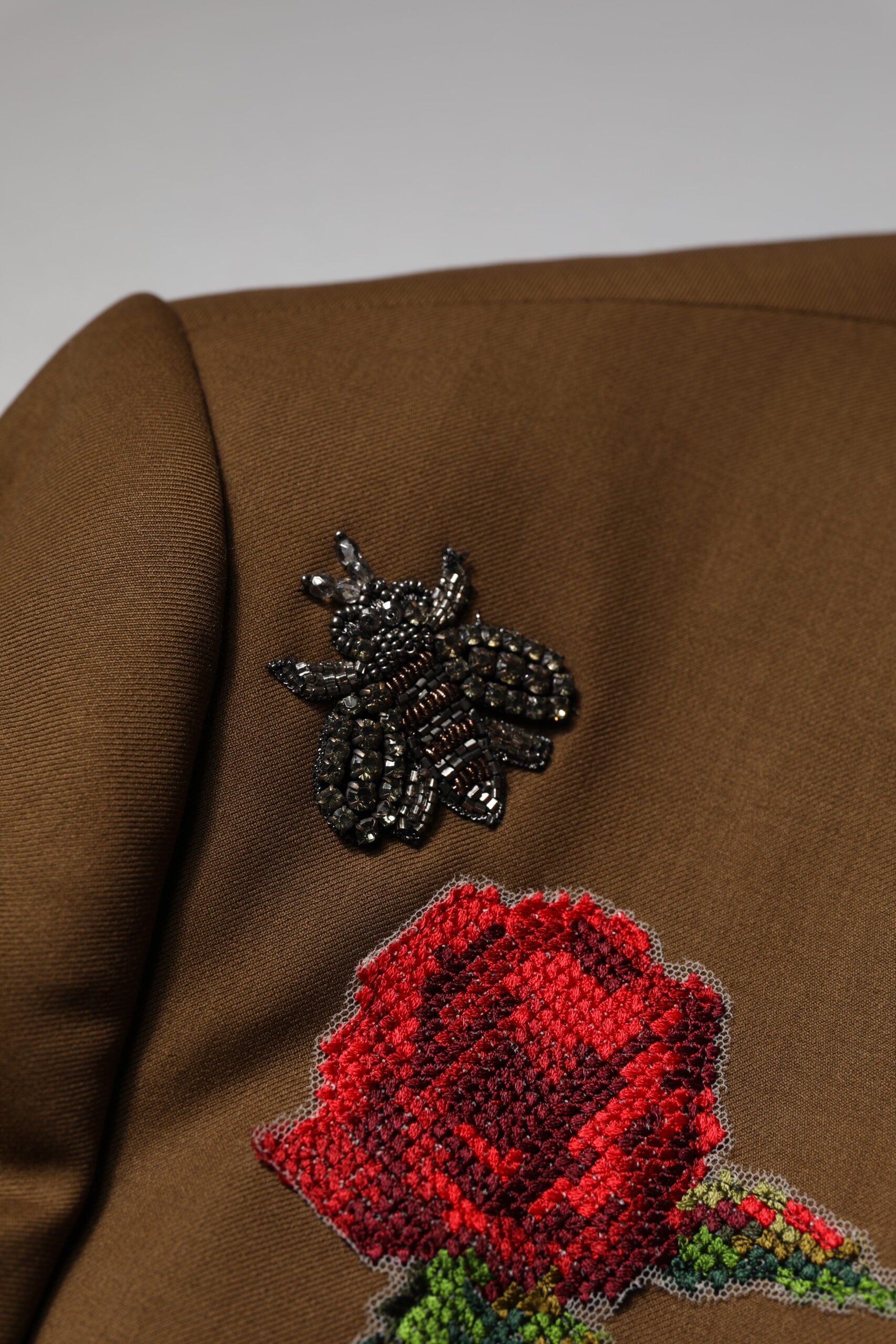 Dolce & Gabbana Brown MARTINI Single Breasted Coat Blazer Dolce & Gabbana