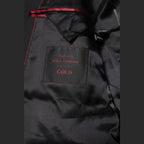 Dolce & Gabbana Black GOLD Single Breasted Suit Coat Blazer