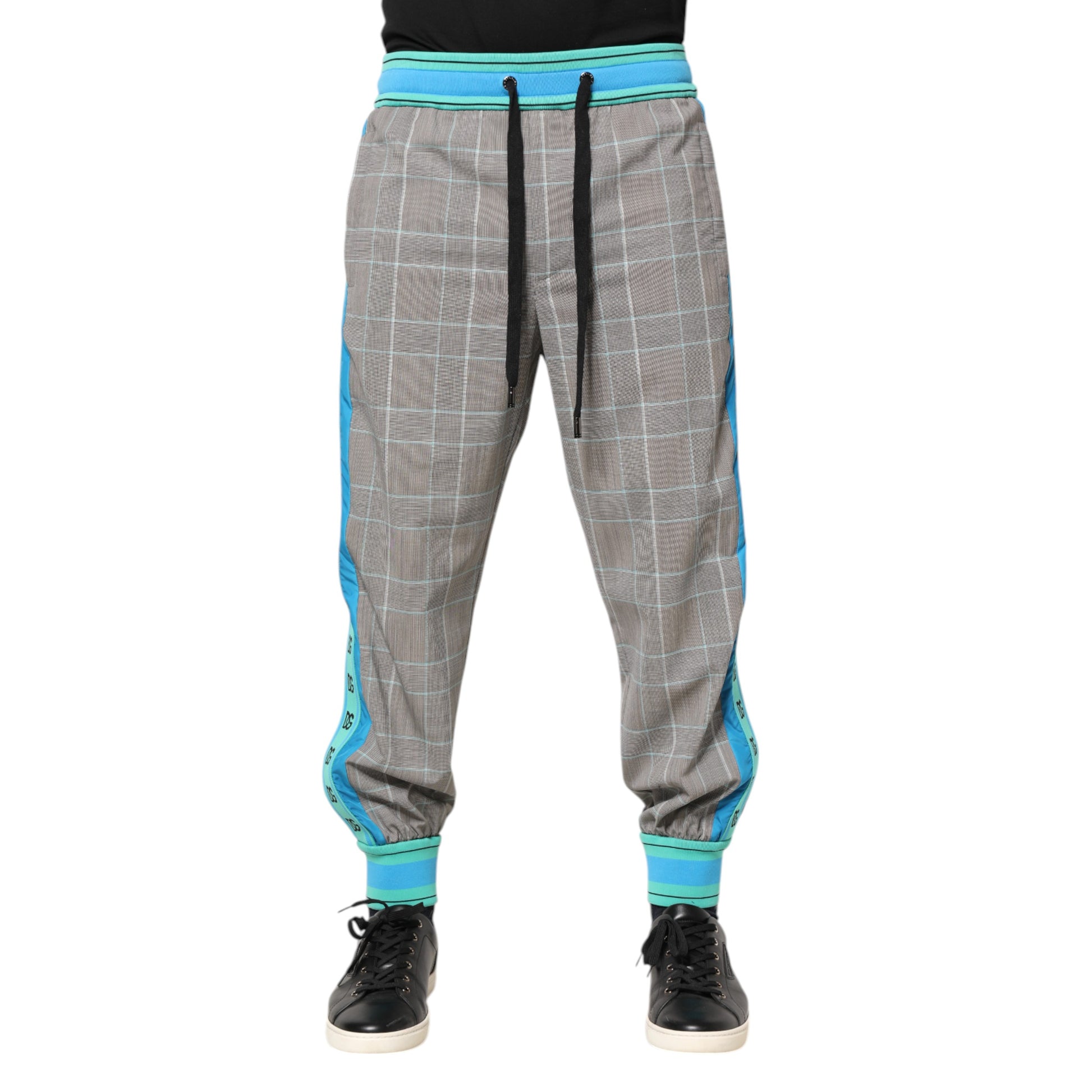 Dolce & Gabbana Multicolor Cotton Men Jogger Sweatpants Pants Dolce & Gabbana