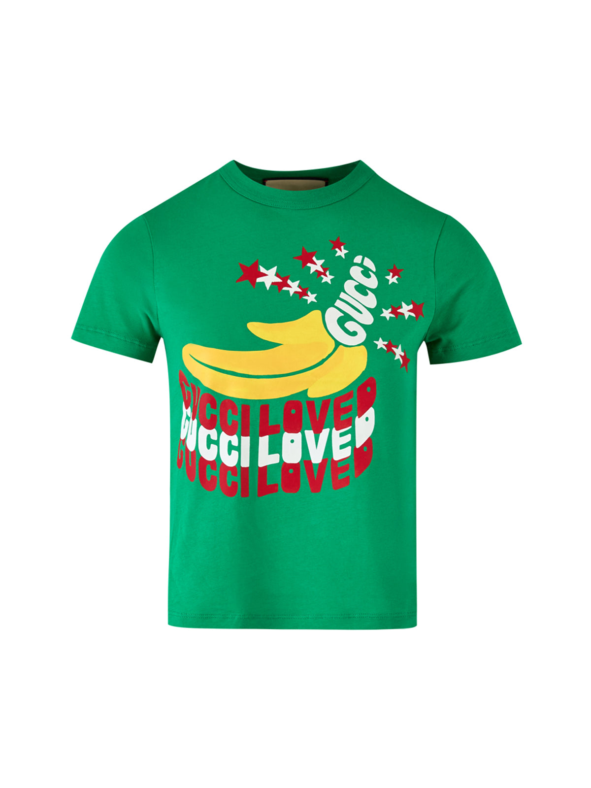 Gucci Green Cotton Logo T-Shirt Gucci