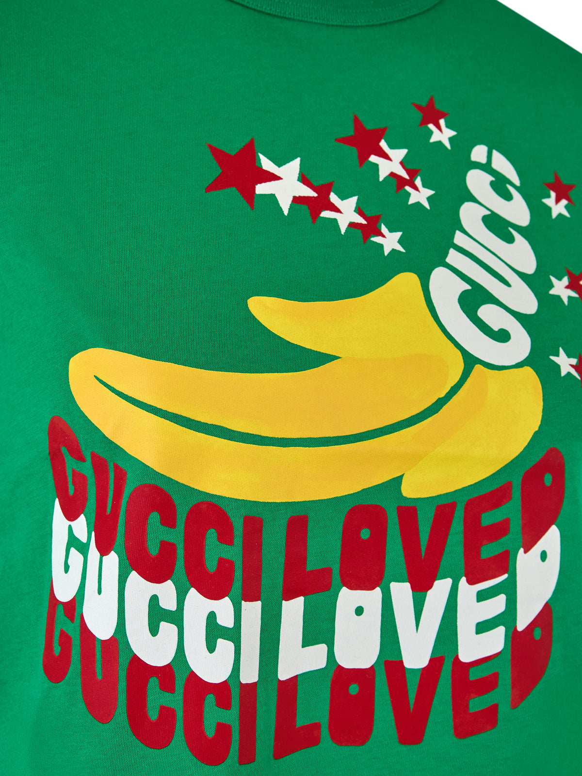 Gucci Green Cotton Logo T-Shirt Gucci