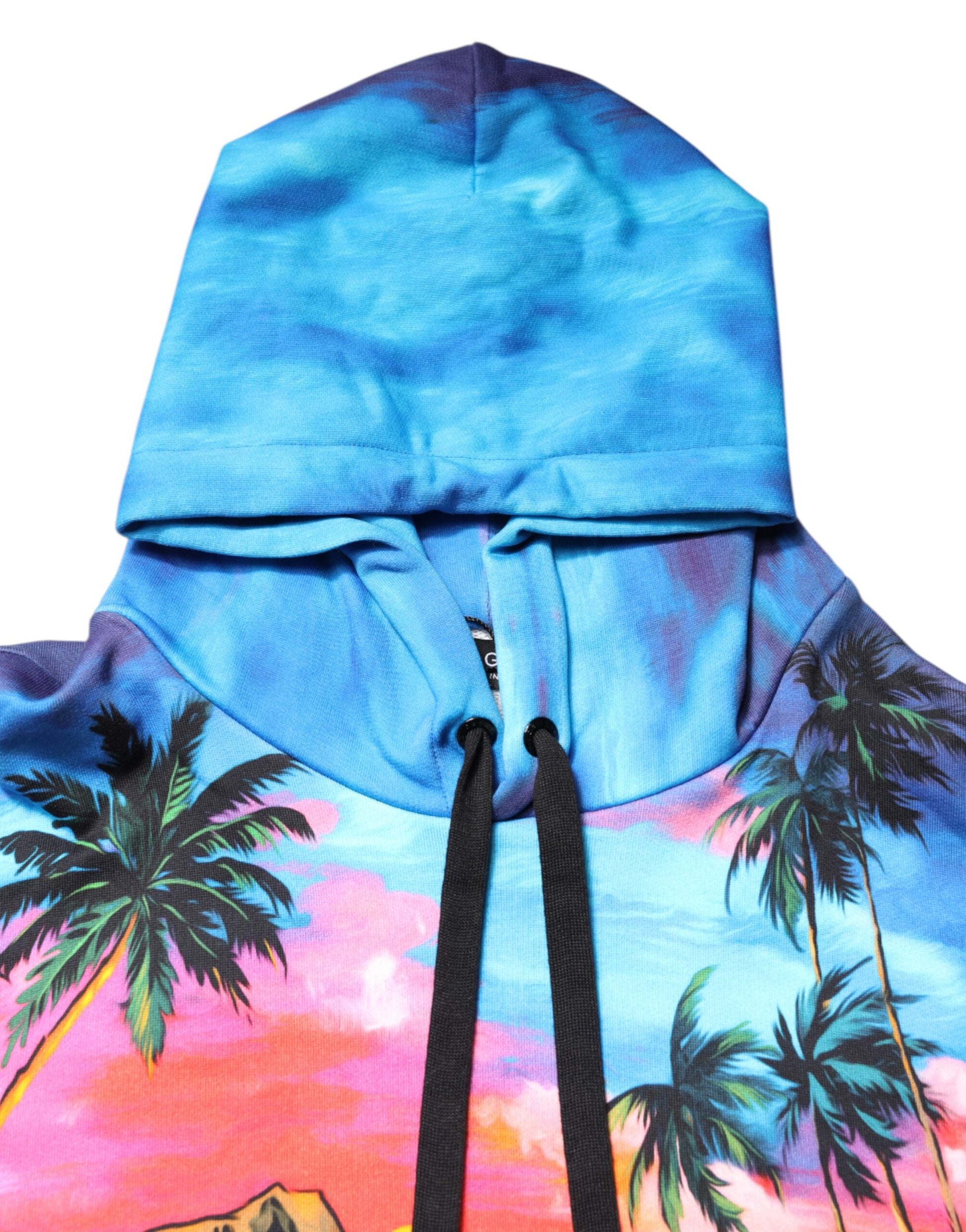 Dolce & Gabbana Multicolor Print Hooded Sweatshirt Sweater Dolce & Gabbana