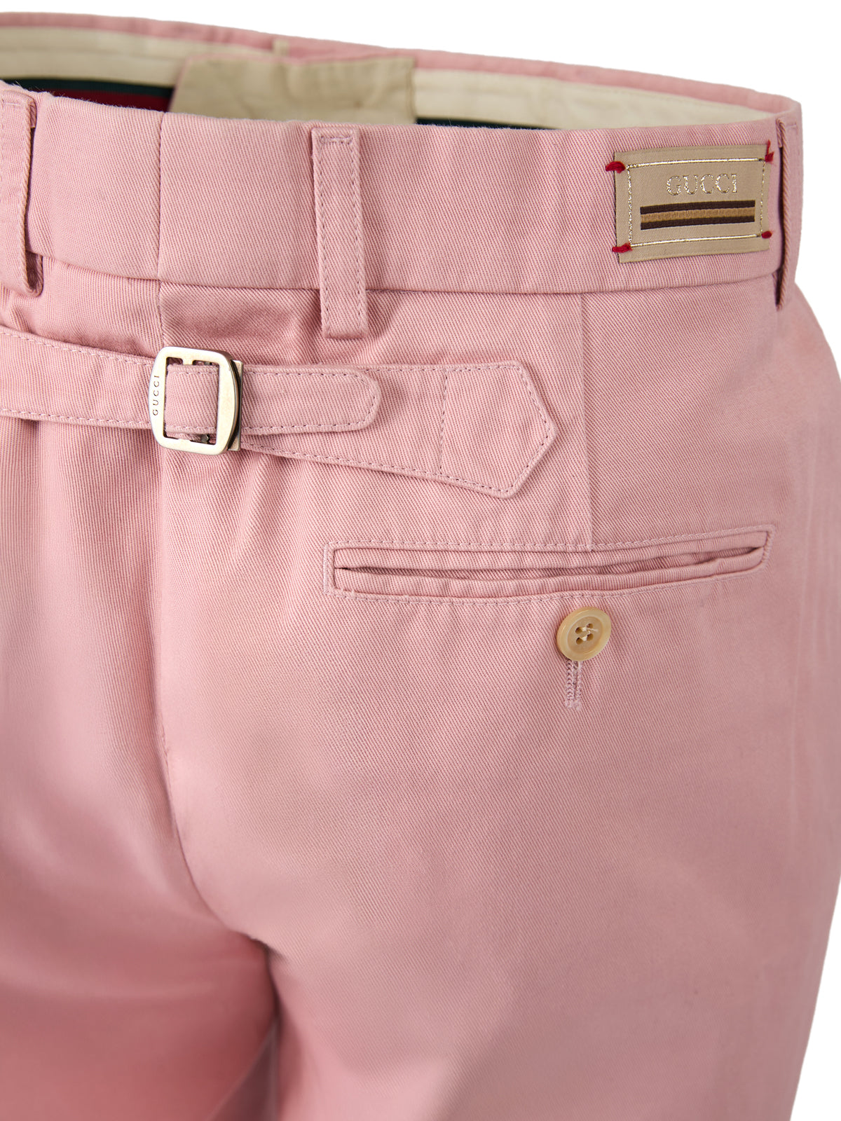 Gucci Light Pink Cotton Pants Gucci