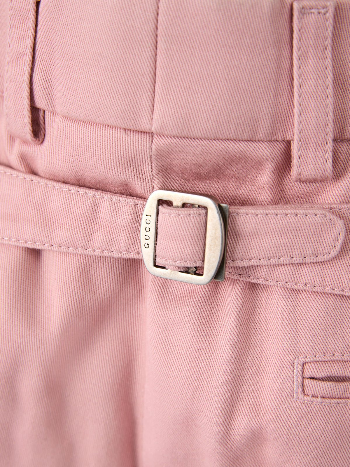 Gucci Light Pink Cotton Pants Gucci