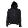 Dolce & Gabbana Black Cotton Logo Hooded Sweatshirt Sweater