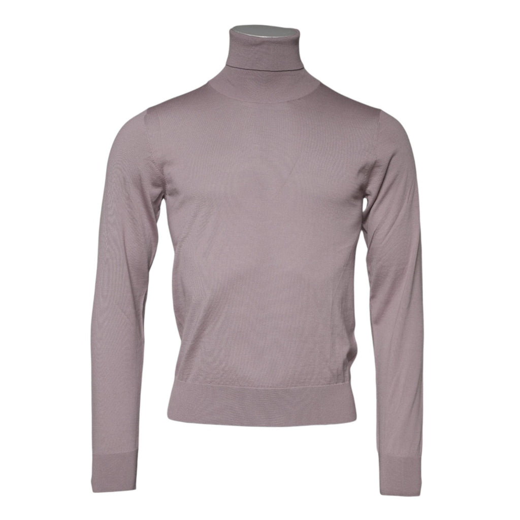 Dolce & Gabbana Brown Cashmere Knitted Men Pullover Sweater Dolce & Gabbana