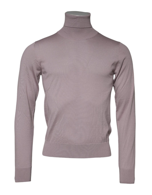 Dolce & Gabbana Brown Cashmere Knitted Men Pullover Sweater Dolce & Gabbana