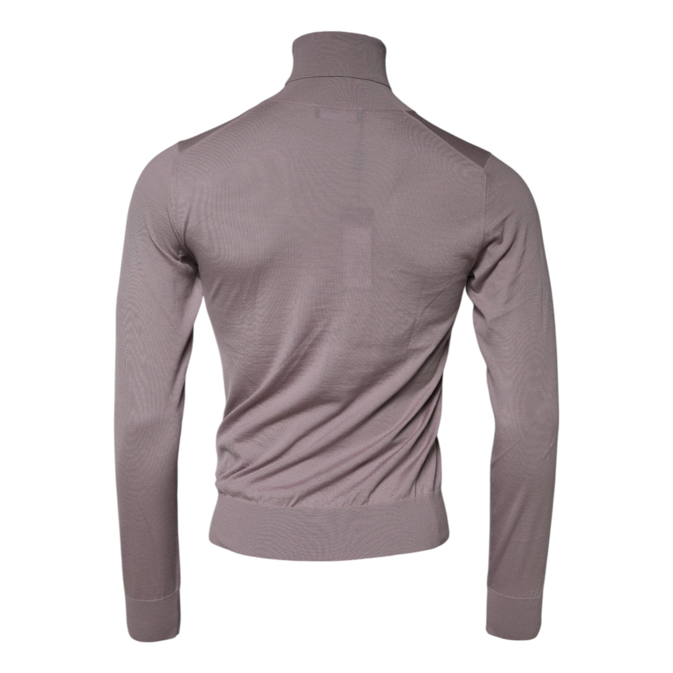 Dolce & Gabbana Brown Cashmere Knitted Men Pullover Sweater Dolce & Gabbana