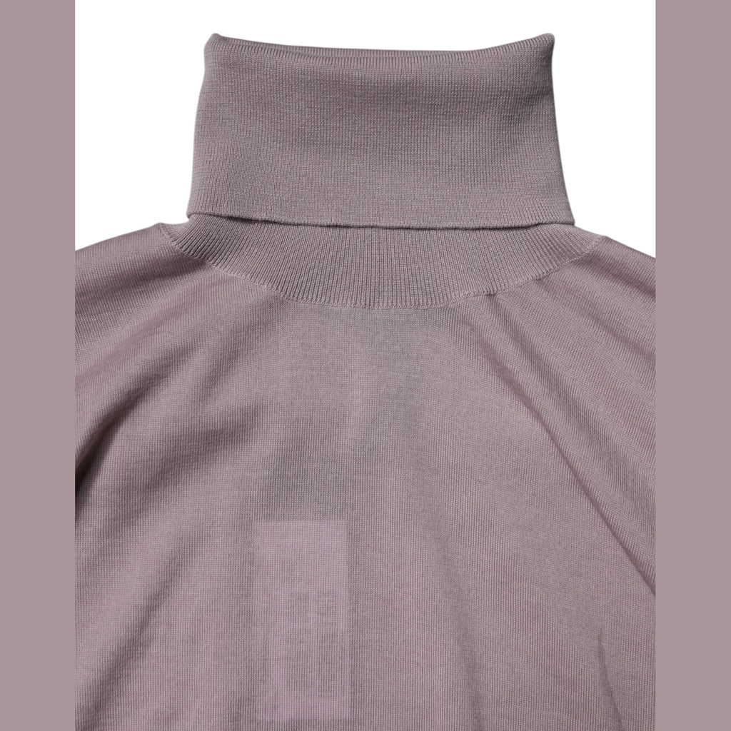 Dolce & Gabbana Brown Cashmere Knitted Men Pullover Sweater Dolce & Gabbana