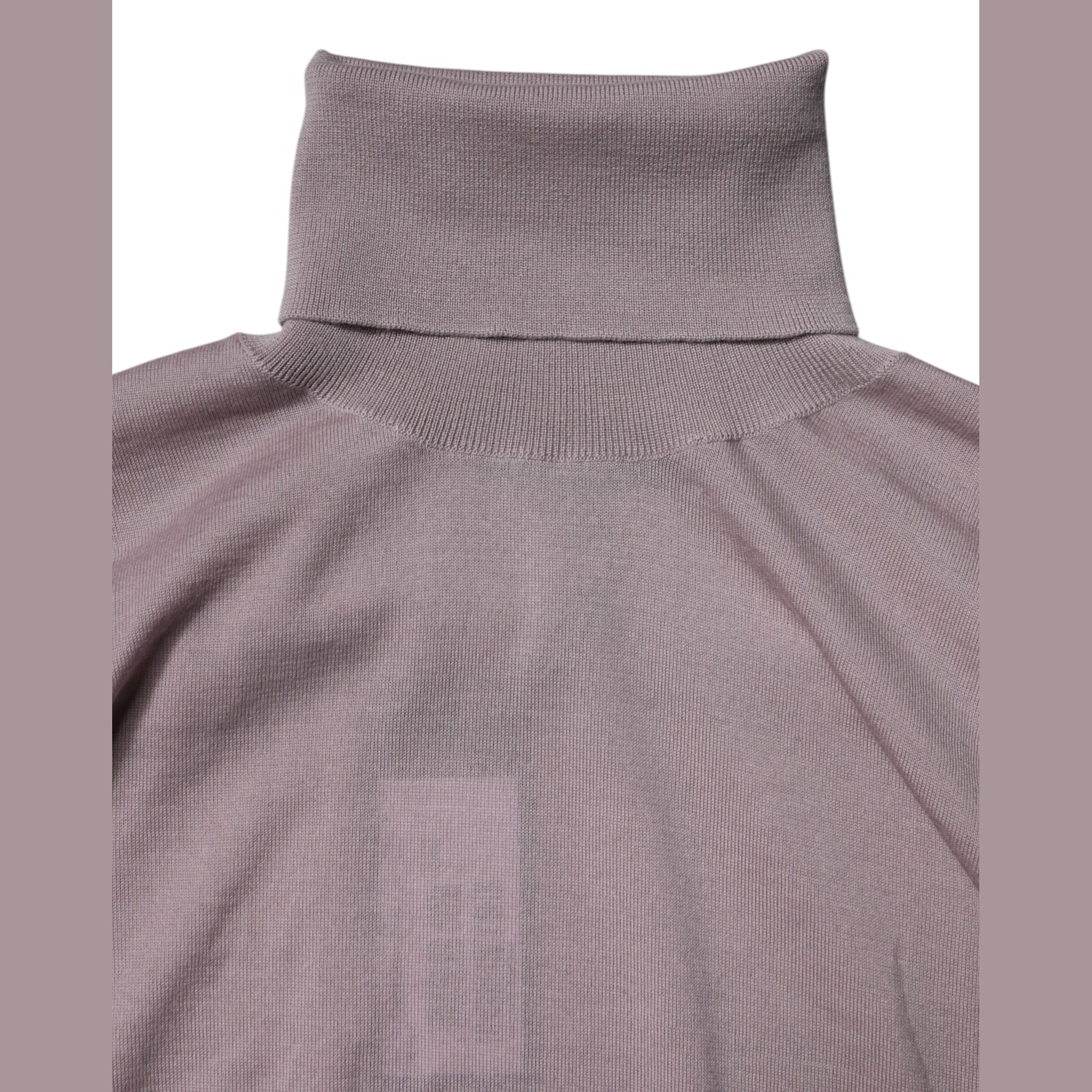 Dolce & Gabbana Brown Cashmere Knitted Men Pullover Sweater Dolce & Gabbana