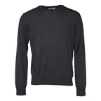 Dolce & Gabbana Gray Wool Logo Knitted Men Pullover Sweater