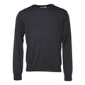 Dolce & Gabbana Gray Wool Logo Knitted Men Pullover Sweater