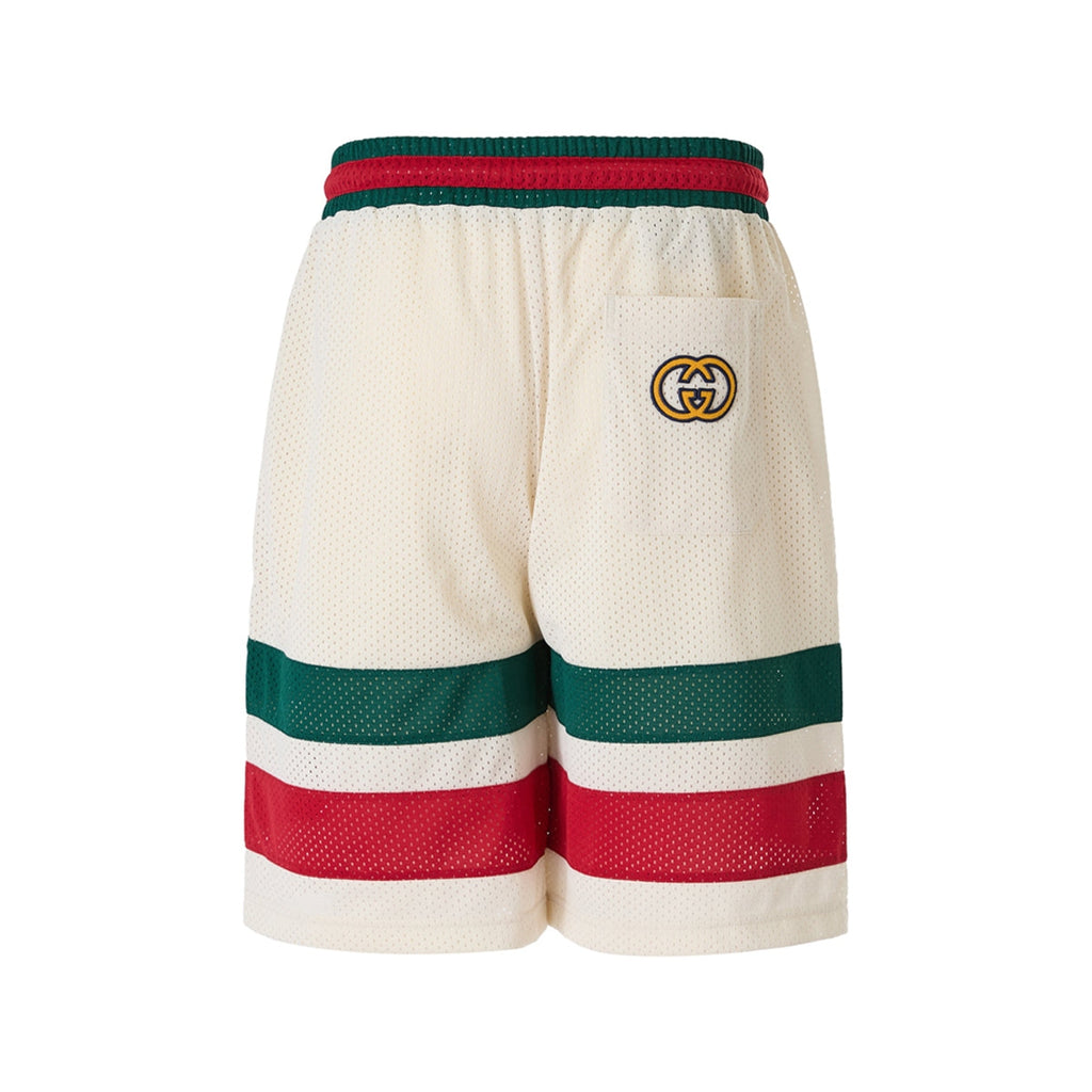 Gucci Cream polyester Logo Shorts