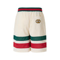 Gucci Cream polyester Logo Shorts