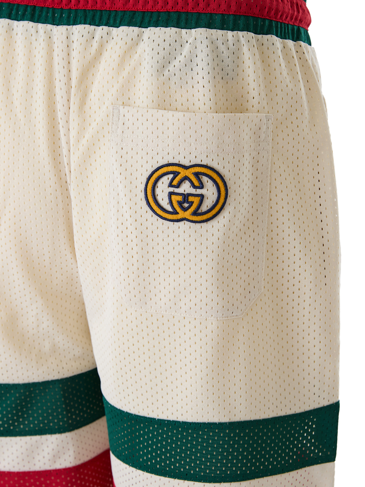 Gucci Cream polyester Logo Shorts Gucci