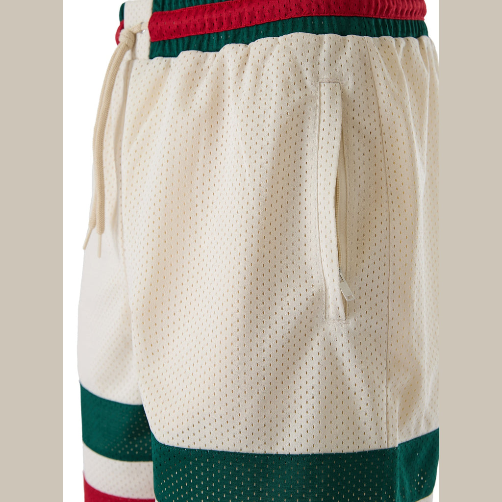 Gucci Cream polyester Logo Shorts