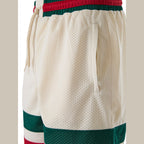 Gucci Cream polyester Logo Shorts