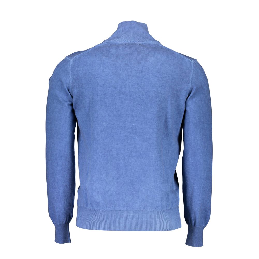North Sails Blue Cotton Men Sweater North Sails