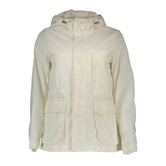 Gant White Cotton Women Jacket Gant