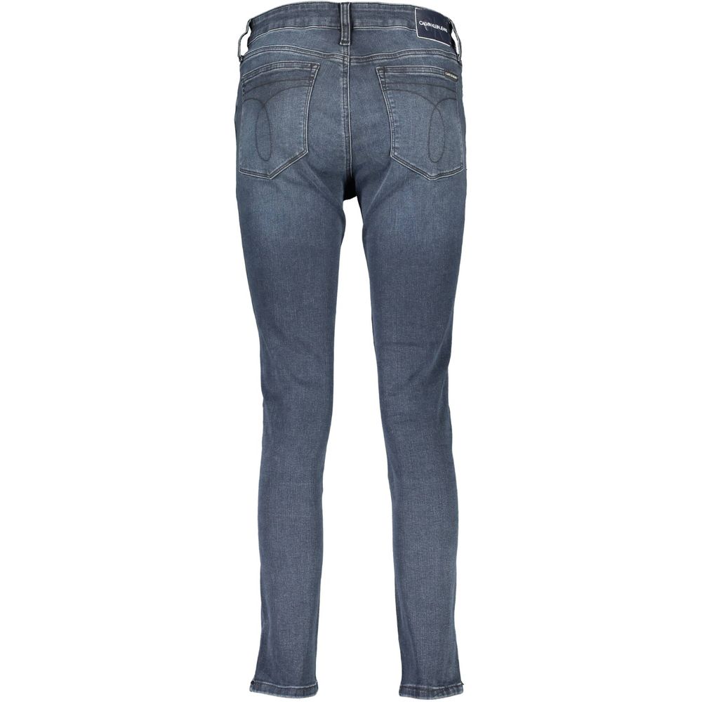 Calvin Klein Blue Cotton Women Jeans Calvin Klein