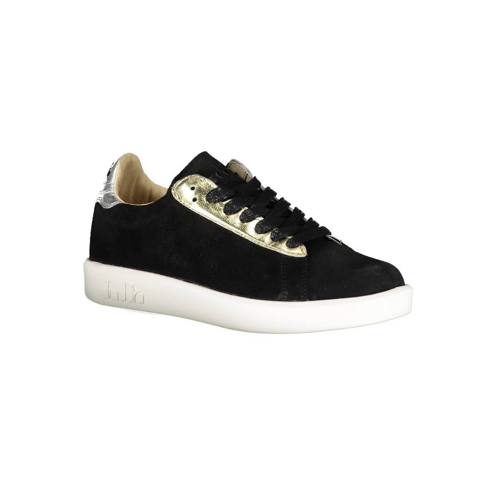 Diadora Black Fabric Sneaker