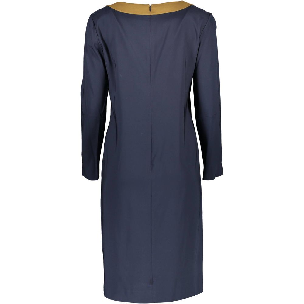 Gant Blu Viscosa Donna Dress Gant