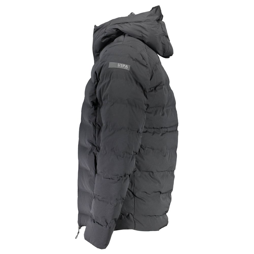 U.S. POLO ASSN. Black Elastane Mens Jacket U.S. POLO ASSN.