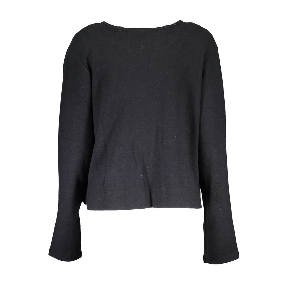 Gant Black Wool Women Cardigan Gant