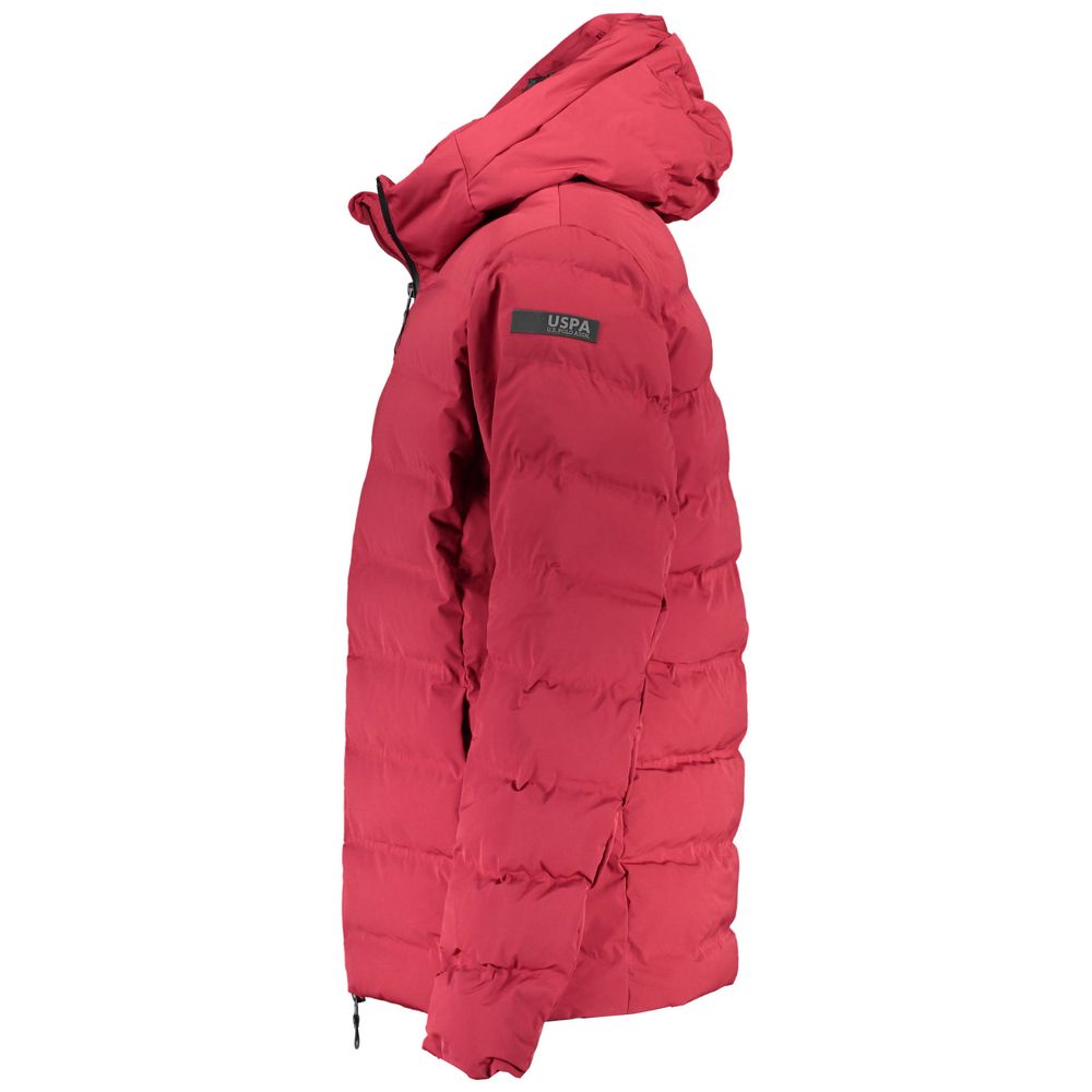 U.S. POLO ASSN. Red Polyamide Men Jacket U.S. POLO ASSN.
