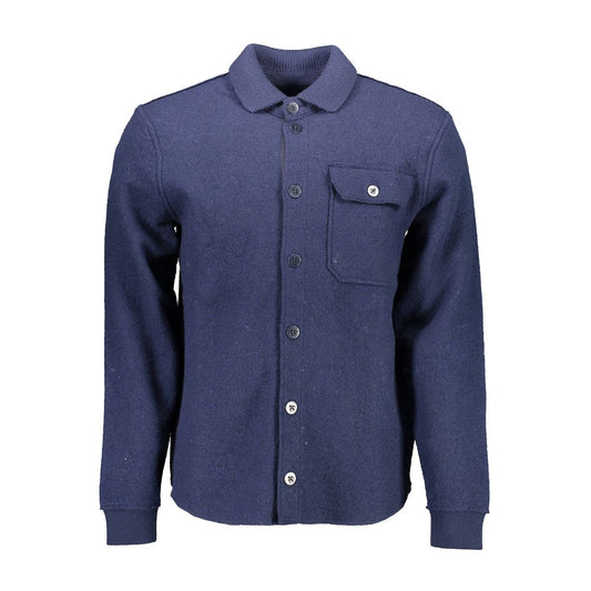 Gant Blue Wool Men Sweater Gant