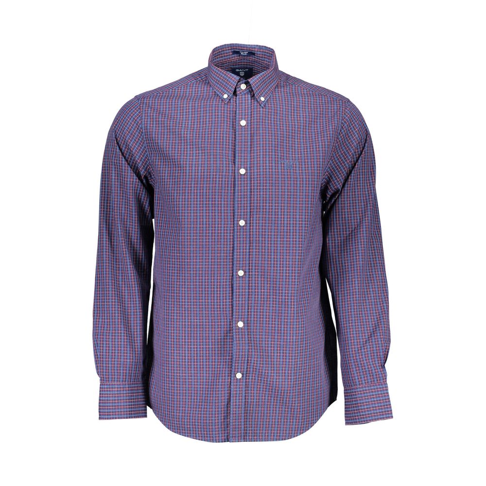 Gant Blue Cotton Men Shirt Gant