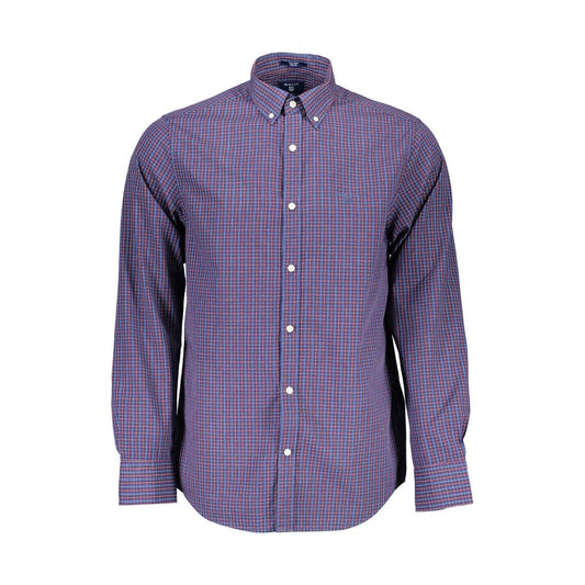 Gant Blue Cotton Men Shirt Gant