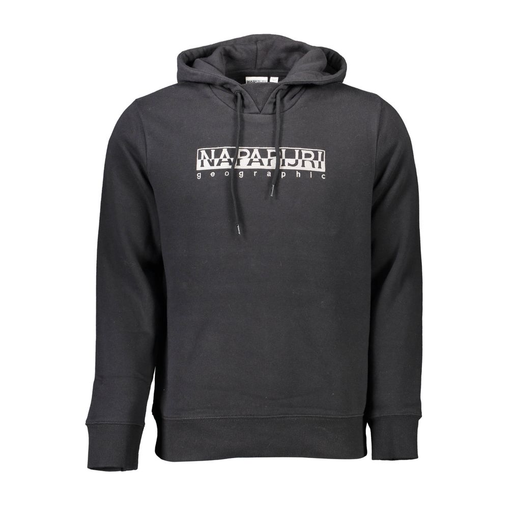 Napapijri Black Cotton Men Sweater Napapijri