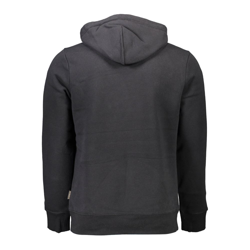Napapijri Black Cotton Men Sweater Napapijri
