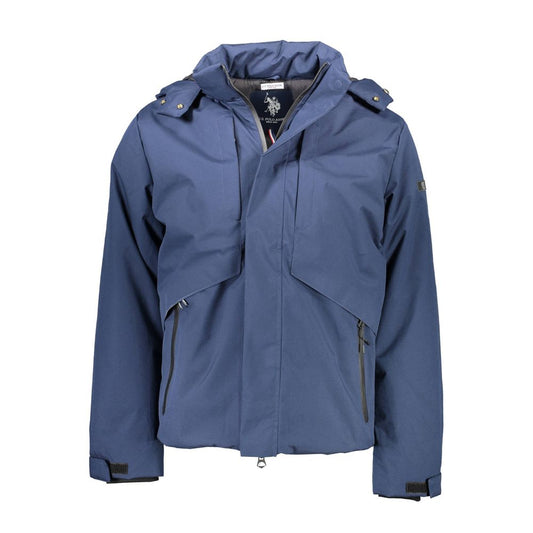 U.S. POLO ASSN. Blue Polyester Men Jacket U.S. POLO ASSN.