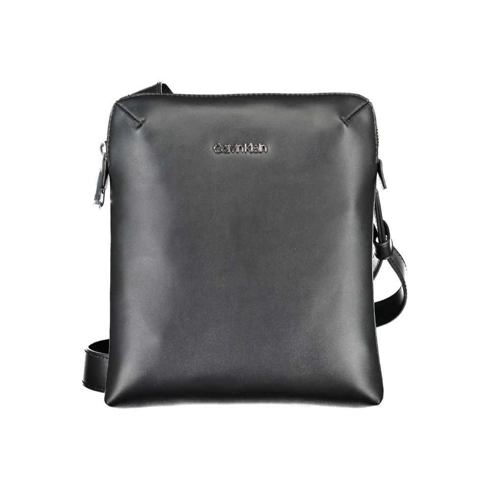 Calvin Klein Black Polyester Men Shoulder Bag Calvin Klein