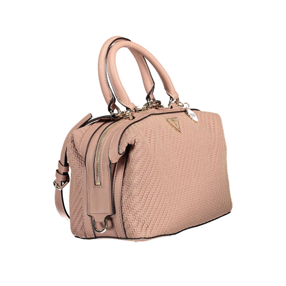 Guess Jeans Pink Polyethylene Women Handbag Guess Jeans