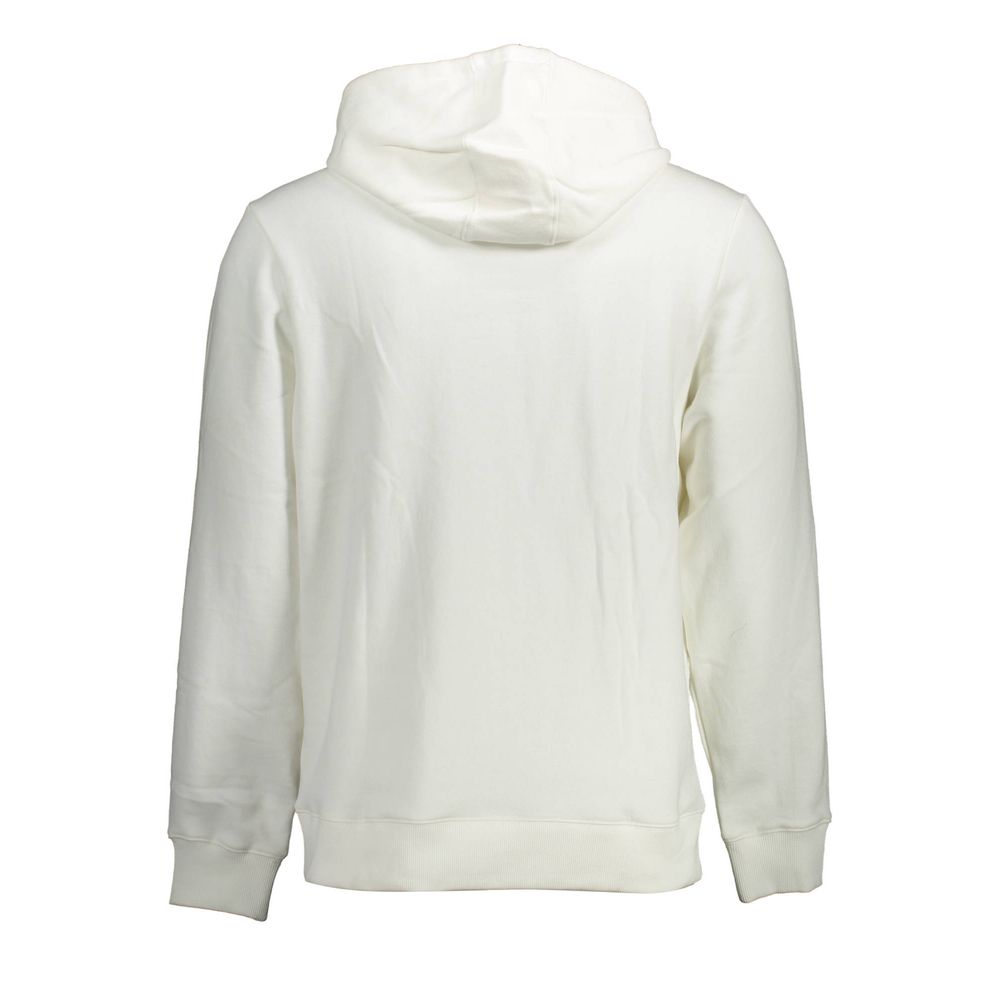 Guess Jeans White Cotton Men Sweater Guess Jeans