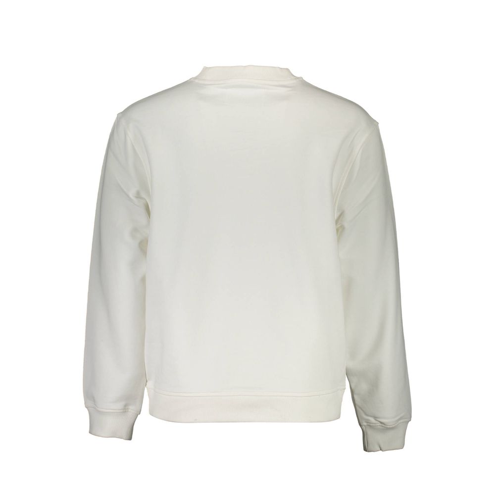 Calvin Klein White Cotton Men Sweater Calvin Klein